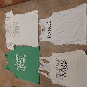 Wedding/bridal shirts,tops, bundle
